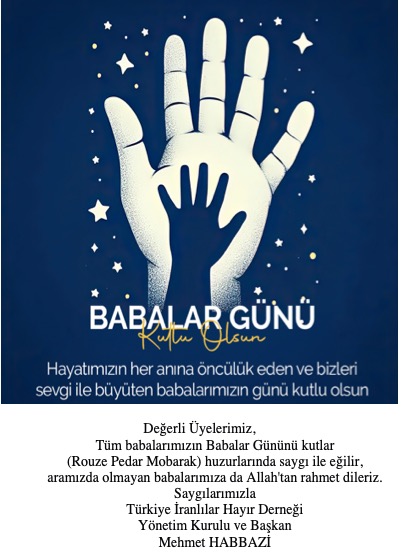 BABALAR GÜNÜNÜZ KUTLU OLSUN